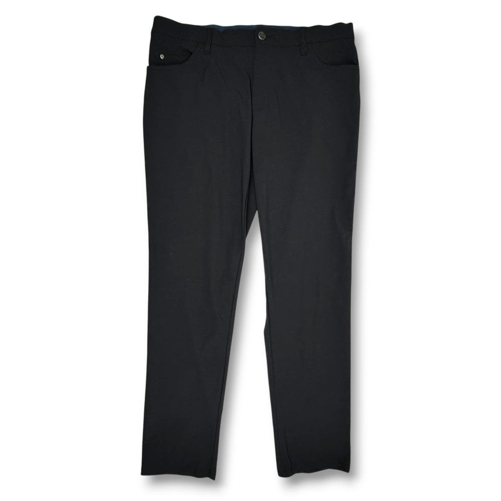 Adidas Golf Go-To 5 Pocket Pants Black Tapered Fit Mens 34x32 Primegreen Stretch